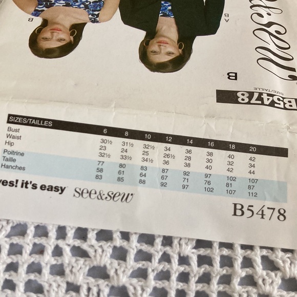 See&Sew Sewing Pattern Size 14-16-18-20 Made in USA Never been cut. Very… - Picture 5 of 6